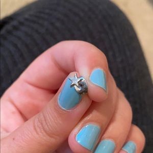 Stainless steel single earring